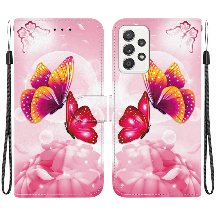 Custodia in pelle con disegno colorato per Samsung Galaxy A52 4G/5G