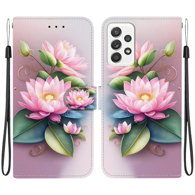 Custodia in pelle con disegno colorato per Samsung Galaxy A52 4G/5G