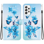 Custodia in pelle con disegno colorato per Samsung Galaxy A52 4G/5G