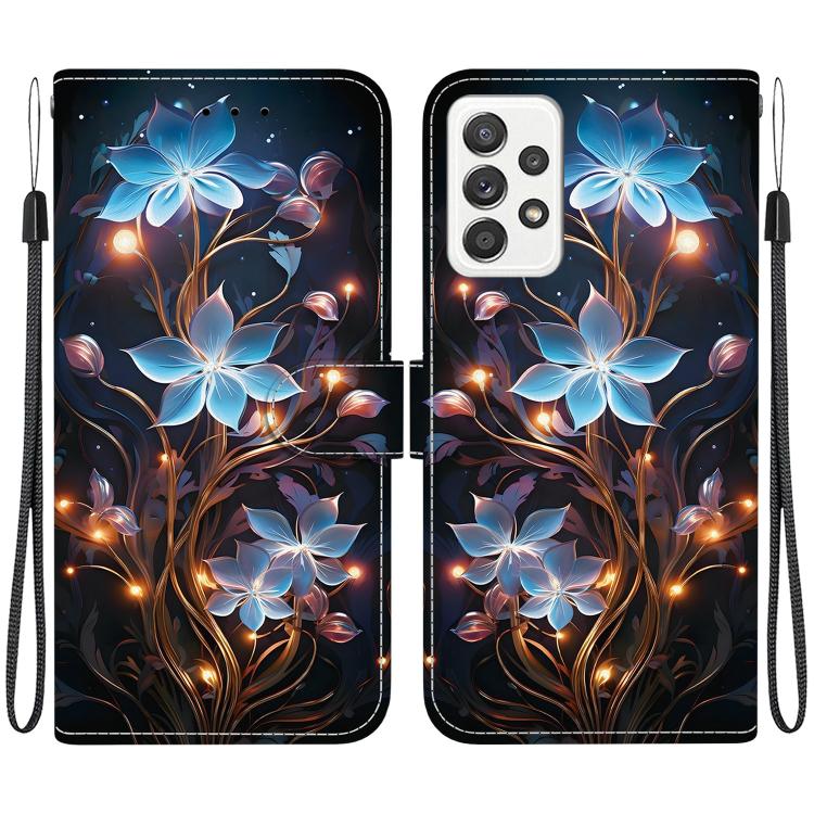 Custodia in pelle con disegno colorato per Samsung Galaxy A52 4G/5G