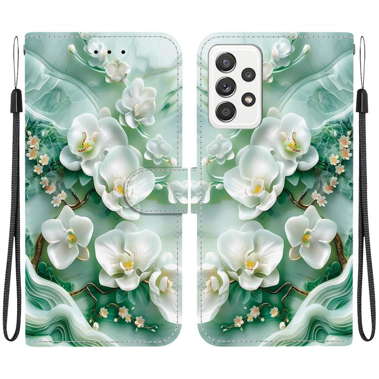 Custodia in pelle con disegno colorato per Samsung Galaxy A52 4G/5G