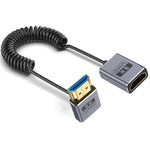Cavo HDMI 2.1 coassiale 0,7 m 8K 48 Gbps con connettori angolari