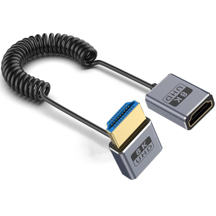 Cavo HDMI 2.1 coassiale 0,7 m 8K 48 Gbps con connettori angolari