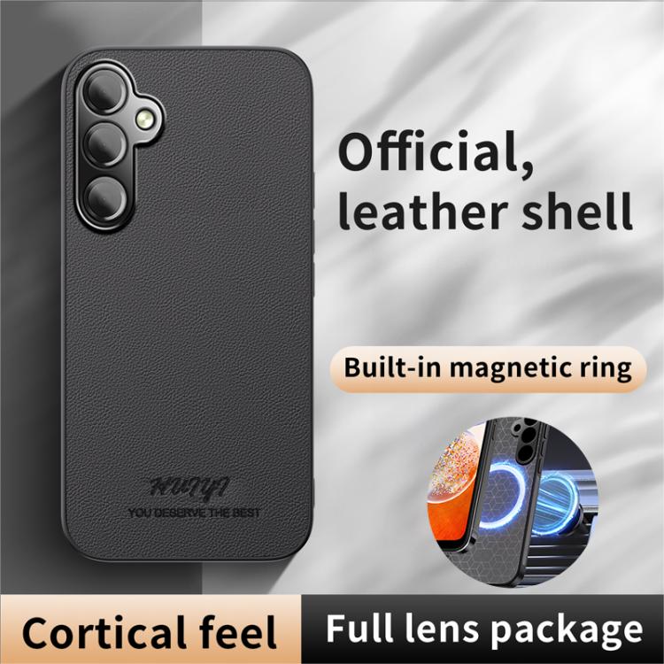 Custodia magnetica in pelle per Samsung Galaxy A14 4G/5G e A13 4G