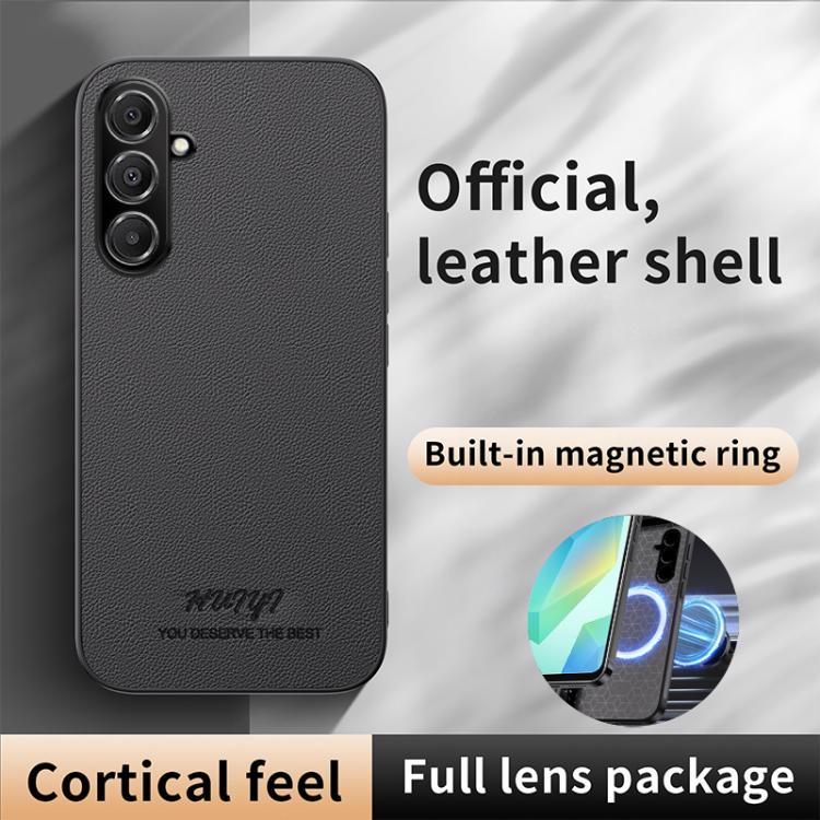 Custodia magnetica in pelle per Samsung Galaxy A16 5G, A06 4G, A24 4G e A23 4G /