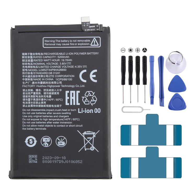 Batteria sostitutiva per smartphone ZTE 5000-6000mAh