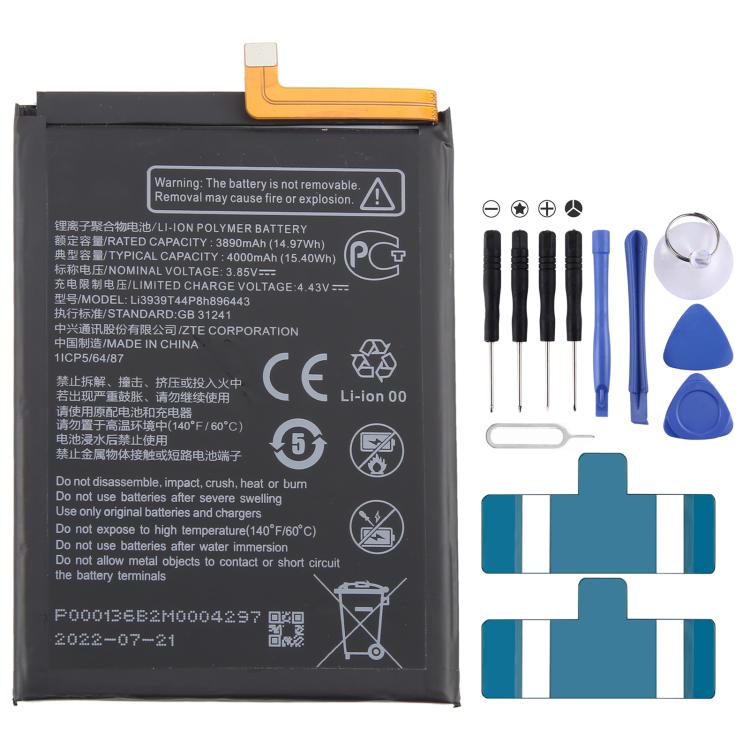 Batteria sostitutiva per smartphone ZTE 5000-6000mAh