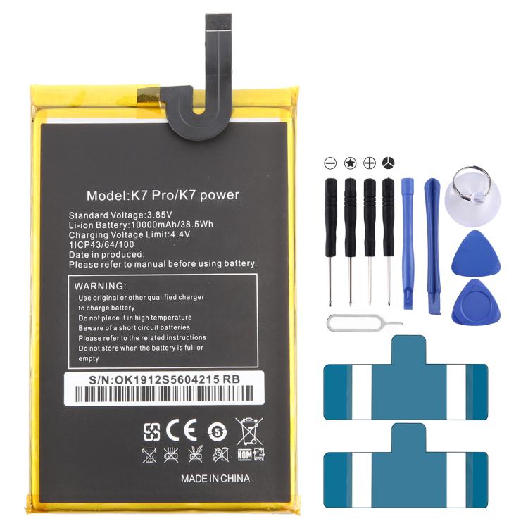Batteria sostitutiva per Oukitel K7 Pro e WP2 10000mAh