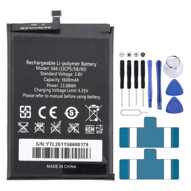 Batteria sostitutiva per Oukitel K7 Pro e WP2 10000mAh