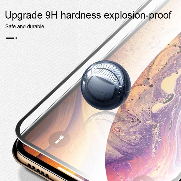 Pellicola vetro temperato schermo intero con arco in alluminio per Samsung