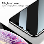Pellicola vetro temperato schermo intero con arco in alluminio per Samsung