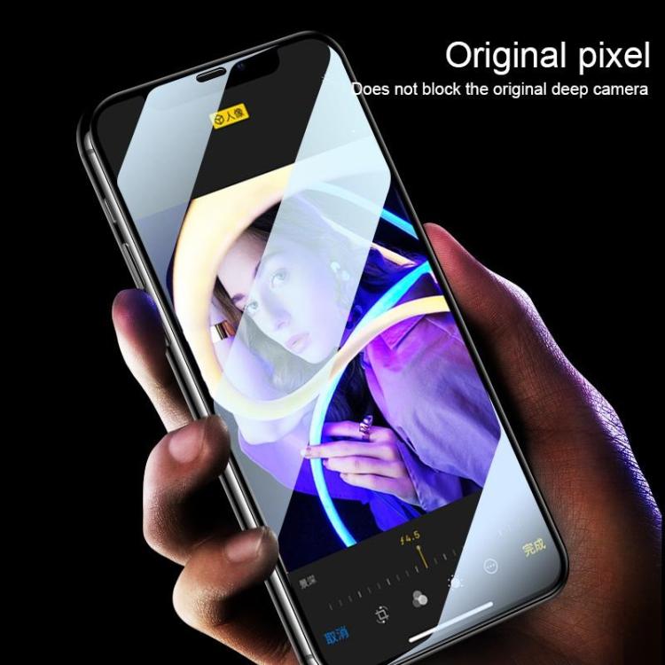 Pellicola vetro temperato schermo intero con arco in alluminio per Samsung