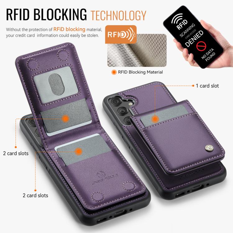 Custodia con porta carte RFID MagSafe per Samsung Galaxy A35, A15, A25 5G e A23