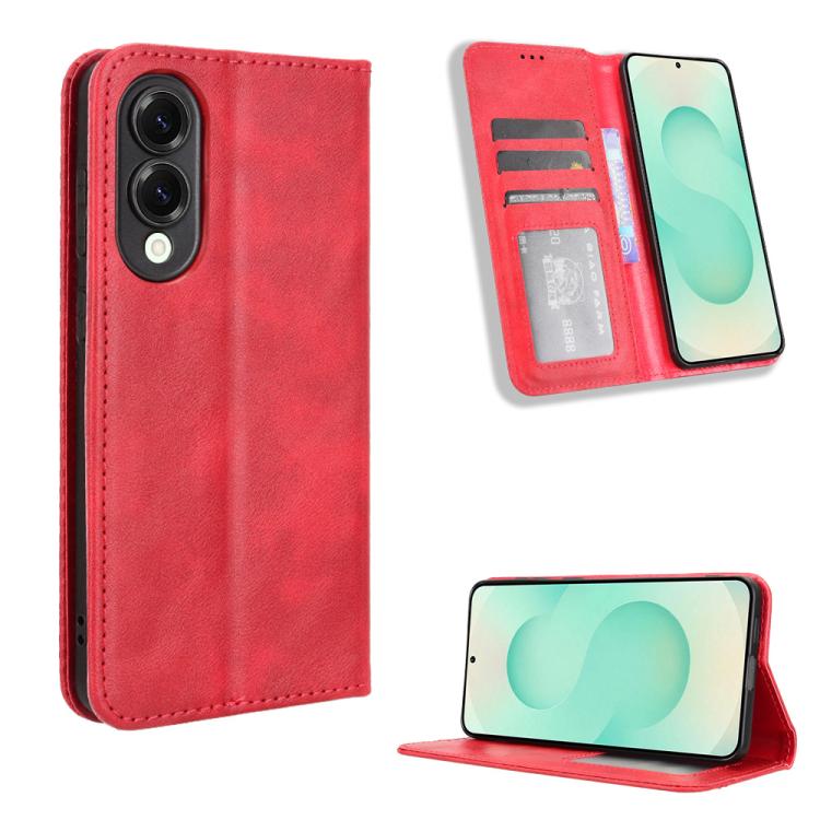 Custodia in pelle con fibbia magnetica per Samsung Galaxy S25+, S25 Ultra e S24