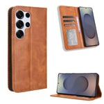 Custodia in pelle con fibbia magnetica per Samsung Galaxy S25+, S25 Ultra e S24