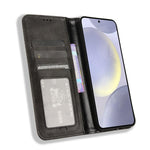 Custodia in pelle con fibbia magnetica per Samsung Galaxy S25+, S25 Ultra e S24