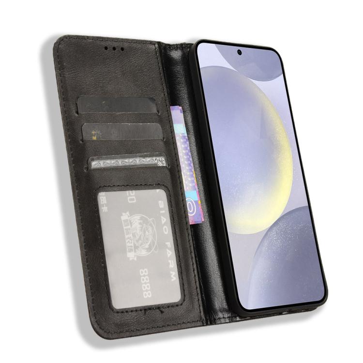 Custodia in pelle con fibbia magnetica per Samsung Galaxy S25+, S25 Ultra e S24