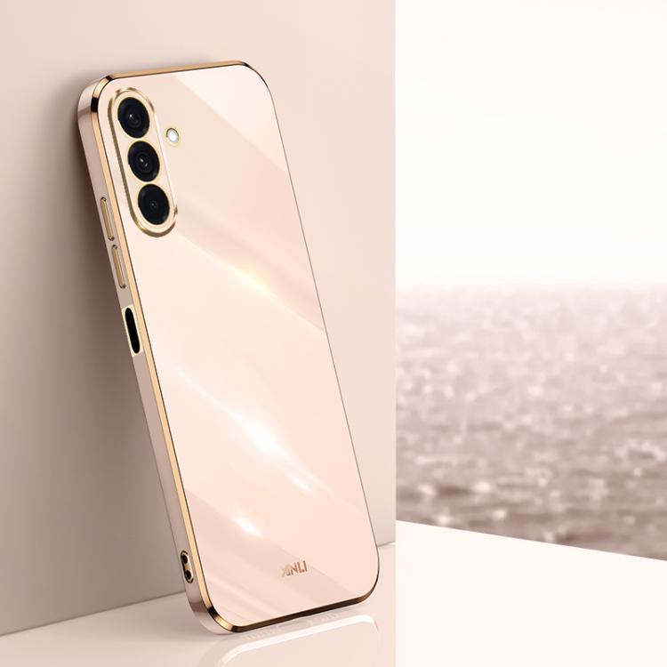 Custodia TPU elettroplaccata 6D con bordo dritto per Samsung Galaxy A56, A26 e