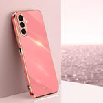 Custodia TPU elettroplaccata 6D con bordo dritto per Samsung Galaxy A56, A26 e