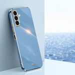 Custodia TPU elettroplaccata 6D con bordo dritto per Samsung Galaxy A56, A26 e