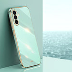 Custodia TPU elettroplaccata 6D con bordo dritto per Samsung Galaxy A56, A26 e