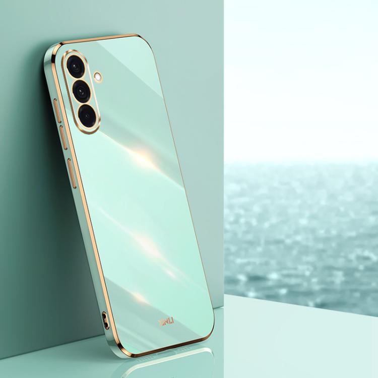 Custodia TPU elettroplaccata 6D con bordo dritto per Samsung Galaxy A56, A26 e