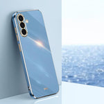 Custodia TPU elettroplaccata 6D con bordo dritto per Samsung Galaxy A56, A26 e
