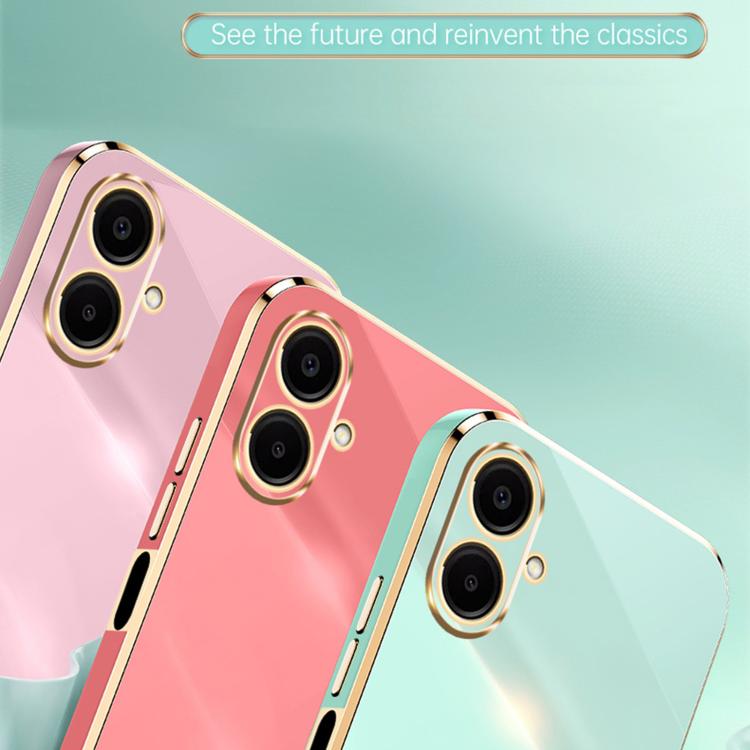 Custodia TPU elettroplaccata 6D con bordo dritto per Samsung Galaxy A56, A26 e