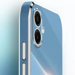 Custodia TPU elettroplaccata 6D con bordo dritto per Samsung Galaxy A56, A26 e