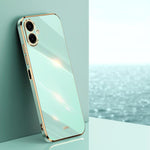Custodia TPU elettroplaccata 6D con bordo dritto per Samsung Galaxy A56, A26 e