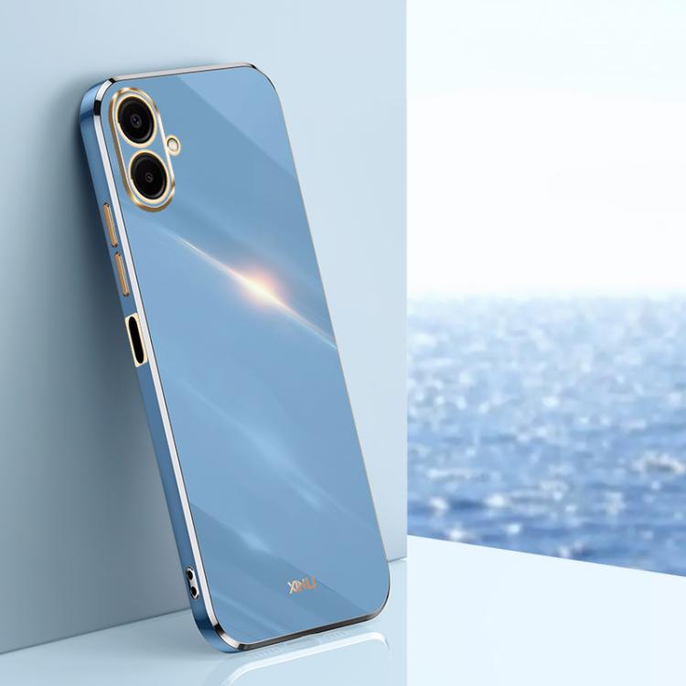 Custodia TPU elettroplaccata 6D con bordo dritto per Samsung Galaxy A56, A26 e