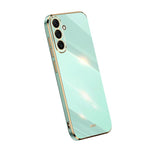 Custodia TPU elettroplaccata 6D con bordo dritto per Galaxy A57 5G, Galaxy A37