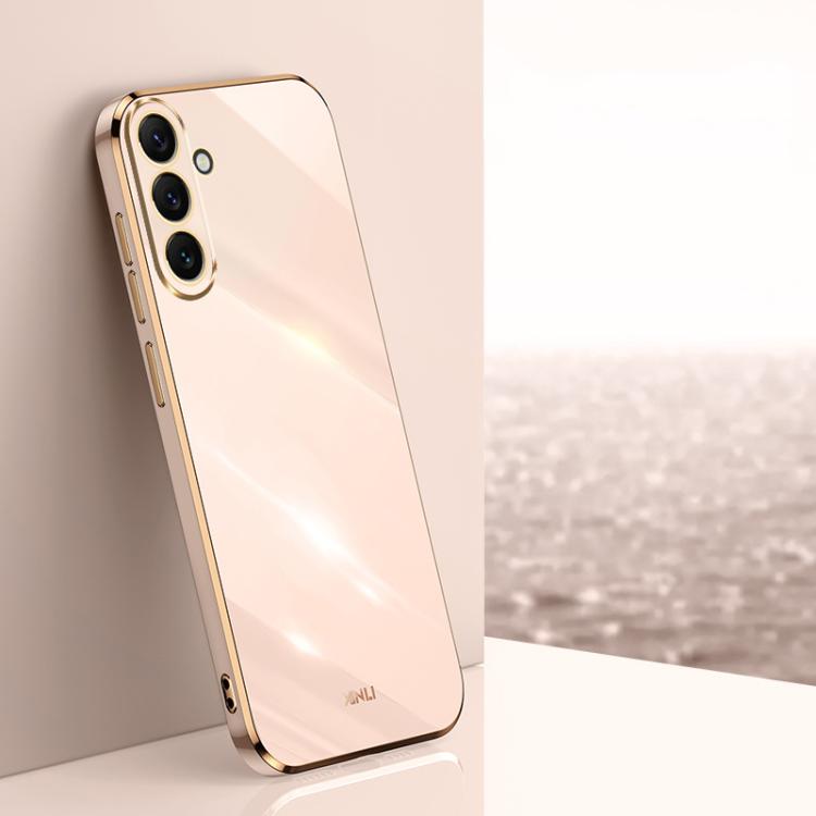 Custodia TPU elettroplaccata 6D con bordo dritto per Galaxy A57 5G, Galaxy A37