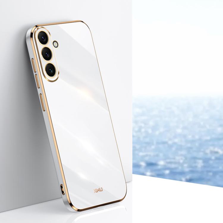 Custodia TPU elettroplaccata 6D con bordo dritto per Galaxy A57 5G, Galaxy A37