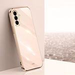 Custodia TPU elettroplaccata 6D con bordo dritto per Galaxy A57 5G, Galaxy A37