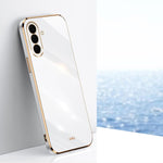 Custodia TPU elettroplaccata 6D con bordo dritto per Galaxy A57 5G, Galaxy A37