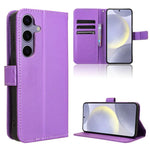 Custodia in pelle con trama a diamante per Samsung Galaxy S24 FE 5G