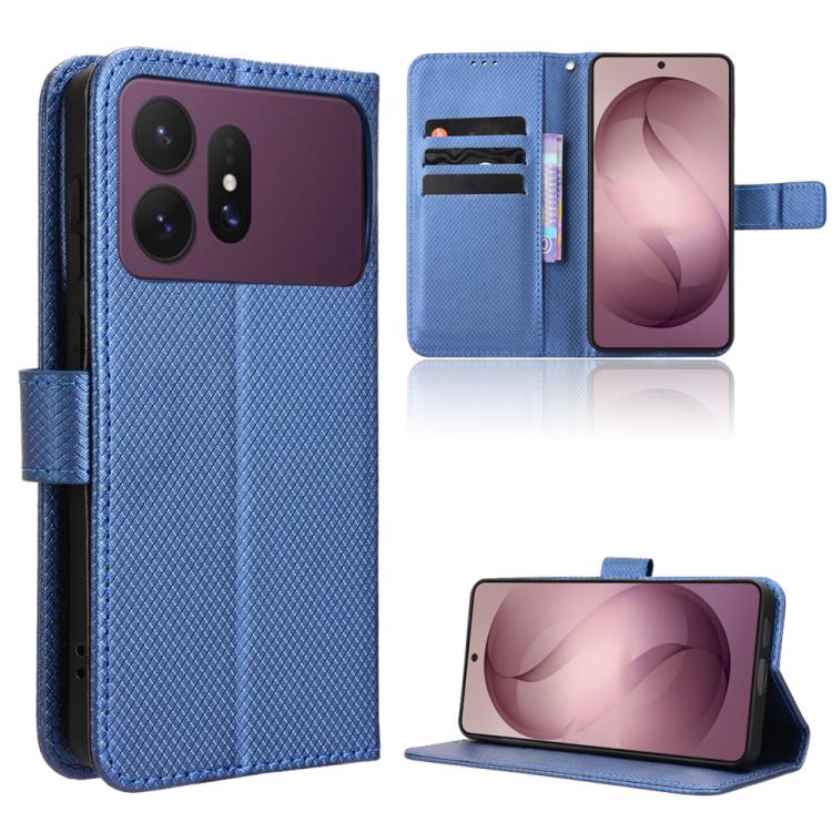 Custodia in pelle con trama a diamante per Samsung Galaxy S26+, S26 Ultra, S26 e