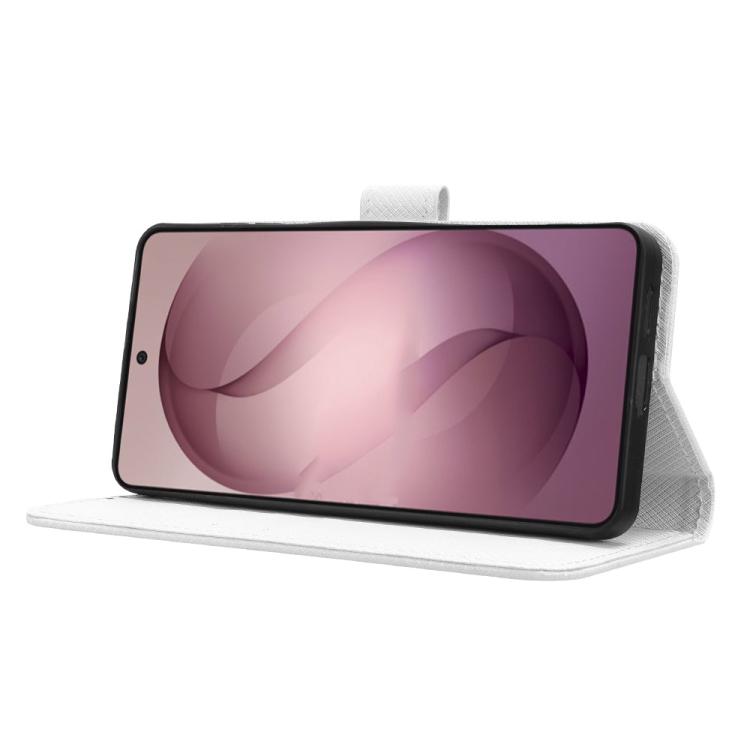 Custodia in pelle con trama a diamante per Samsung Galaxy S26+, S26 Ultra, S26 e