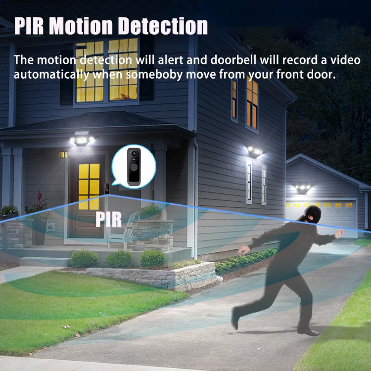 Videocitofono SY-30 4 pollici con visione notturna e PIR