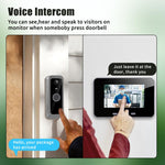 Videocitofono SY-30 4 pollici con visione notturna e PIR