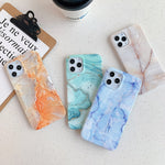 Custodia TPU con motivo marmo per iPhone 12 Pro Max