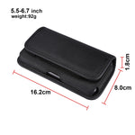 Custodia marsupio in tessuto Oxford con slot carte per smartphone 5,5-6,7