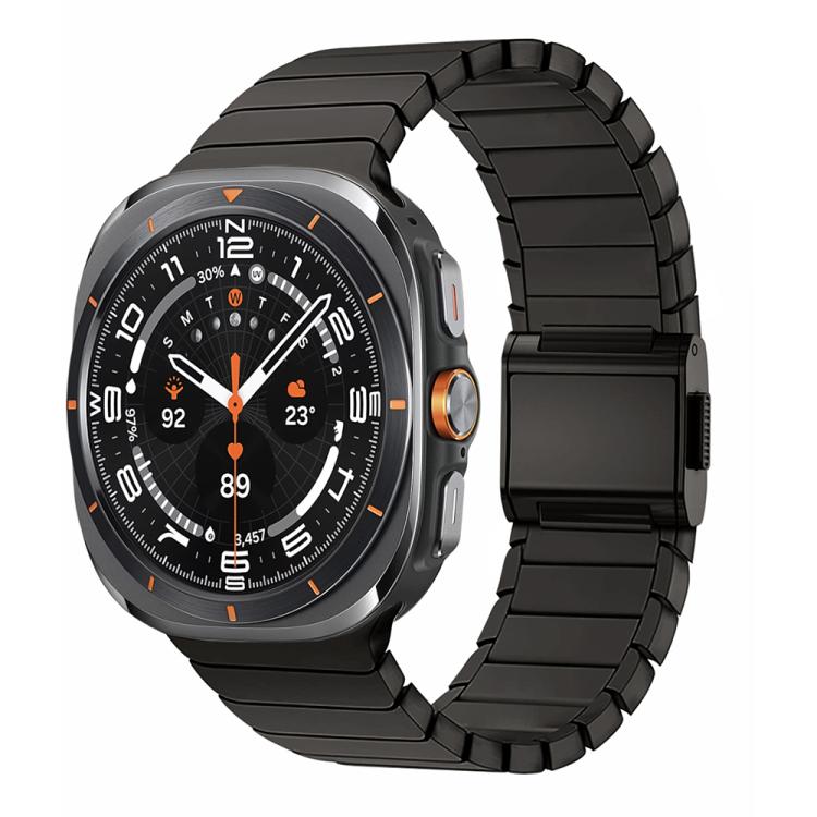 Cinturino per orologio in lega di titanio con fibbia Norman Bamboo, For Samsung Galaxy Watch Ultra 47mm / Ultra 2025