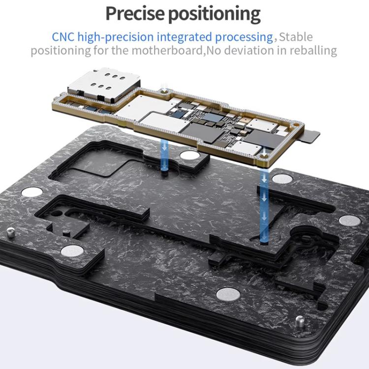 Piattaforma di reballing BGA magnetica 4 in 1 per iPhone 16