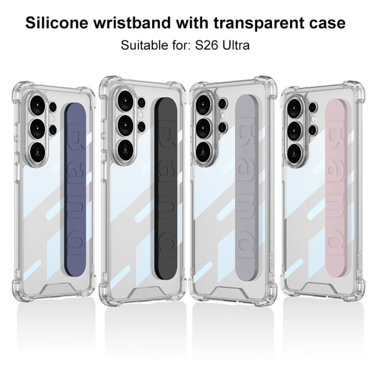 Custodia con cinturino in silicone per Samsung Galaxy S26 e S25 Ultra 5G