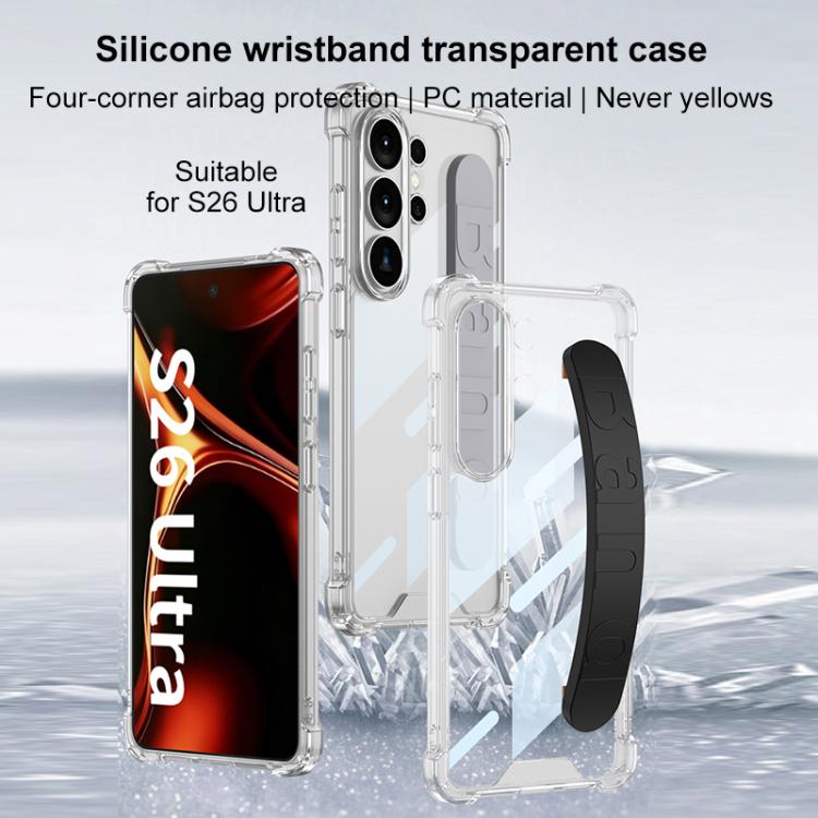 Custodia con cinturino in silicone per Samsung Galaxy S26 e S25 Ultra 5G