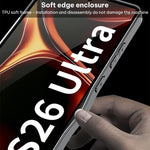 Custodia in pelle e legno con copertura completa per Samsung Galaxy S26 e S25