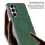 Custodia in pelle con MagSafe per Samsung Galaxy S26 e S25 Ultra 5G