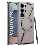 Custodia MagSafe a forma di Z in pelle galvanizzata per Samsung Galaxy S26 e S25
